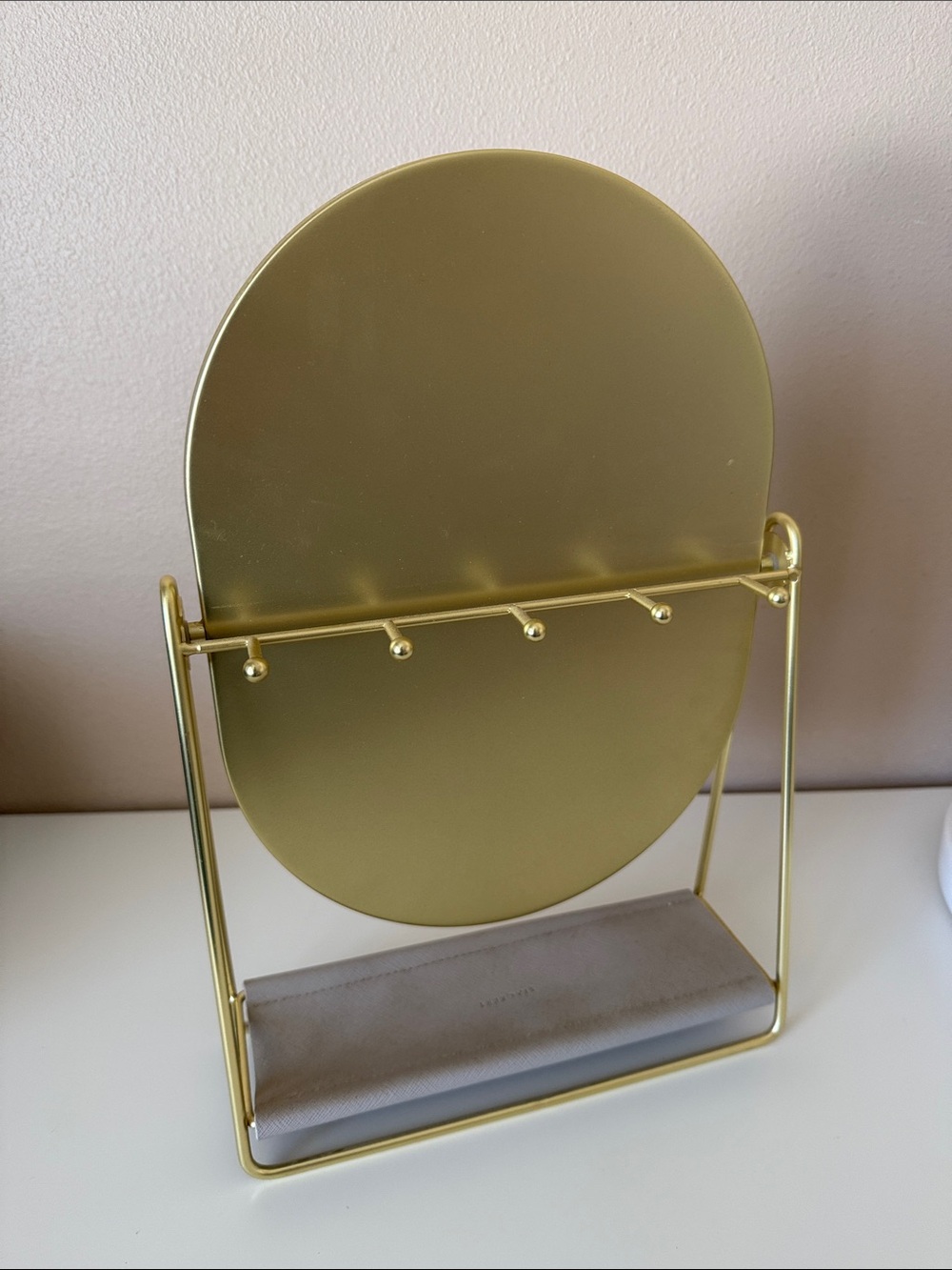 Container Store Stacker Gold Trim Table Mirror - Picture 4 of 4